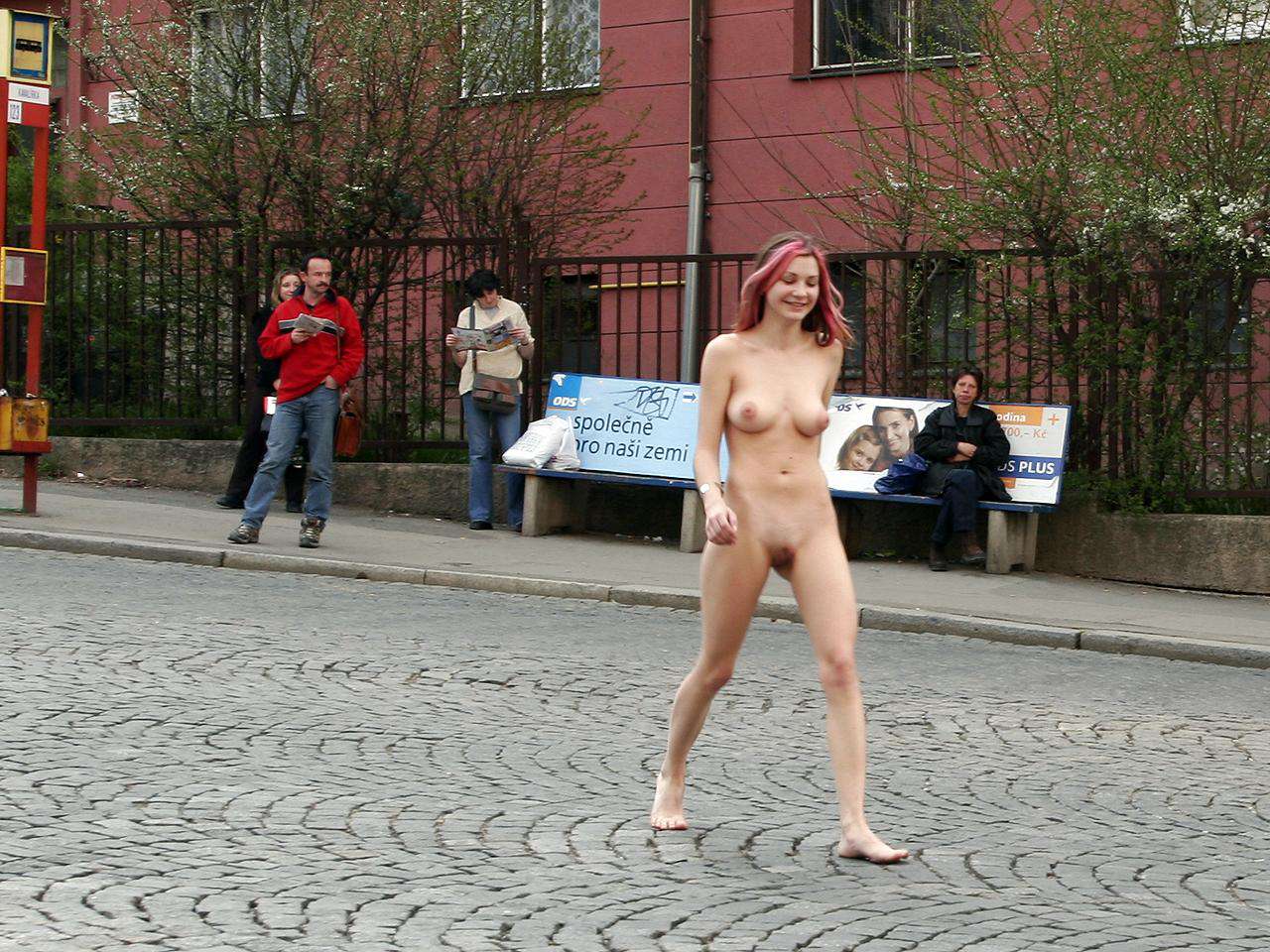 In a residential area