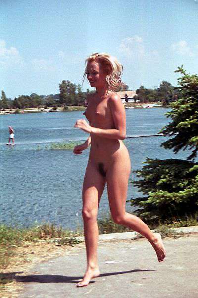 At a lake and in the residential