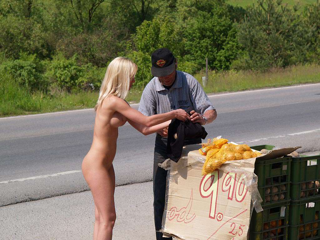 At booth vending fruits