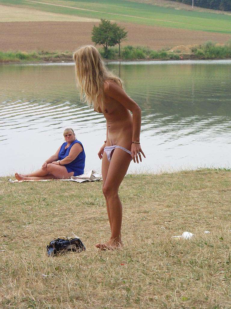 At a lake